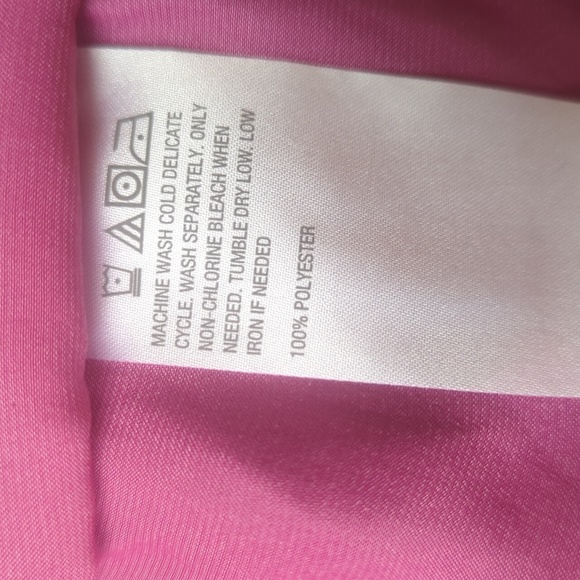 IMAN Vibrant Pink Tunic with Blue Accents - Picture 7 of 8